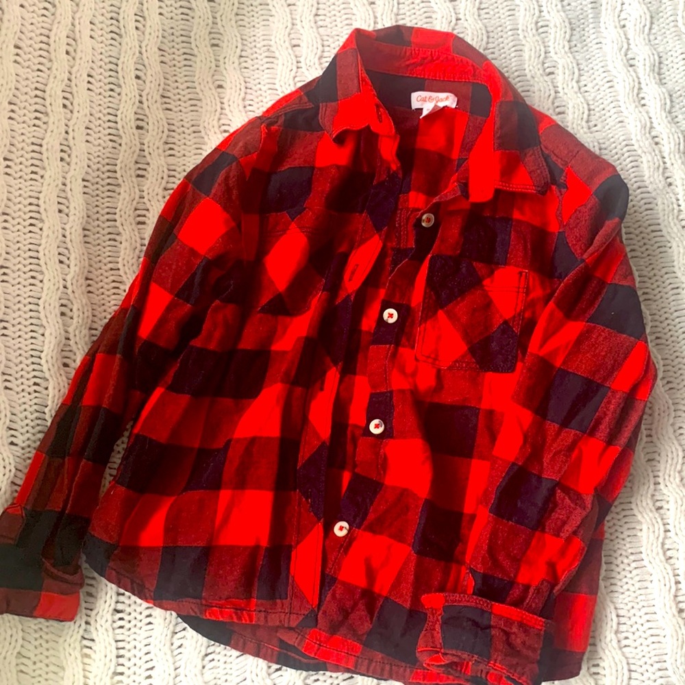 Little girls flannel M (7/8)